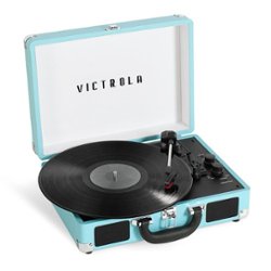 Victrola - Journey+ Bluetooth Suitcase Record Player - Turquoise - Angle_Zoom