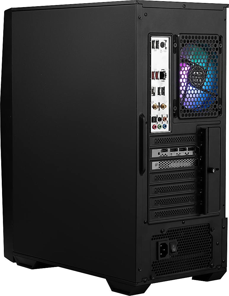 Left View: CyberPowerPC - Gamer Supreme Gaming Desktop - Intel Core i9-12900KF - 16GB Memory - NVIDIA GeForce RTX 3070 - 2TB HDD + 1TB SSD - Black