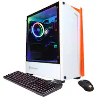 CyberPowerPC - Gamer Supreme Gaming Desktop - Intel Core i9-12900KF - 16GB Memory - NVIDIA GeForce RTX 3080 - 2TB HDD + 2TB SSD - White - Angle_Zoom