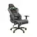 Front. X Rocker - Agility Junior PC Gaming Chair - Black, Gray, Green.