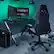Alt View 13. X Rocker - Agility Junior PC Gaming Chair - Black, Gray, Green.