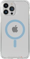 ZAGG - Gear4 Santa Cruz Snap MagSafe Compatible Case for Apple iPhone 13 Pro Max - Clear/Blue - Alt_View_Zoom_1