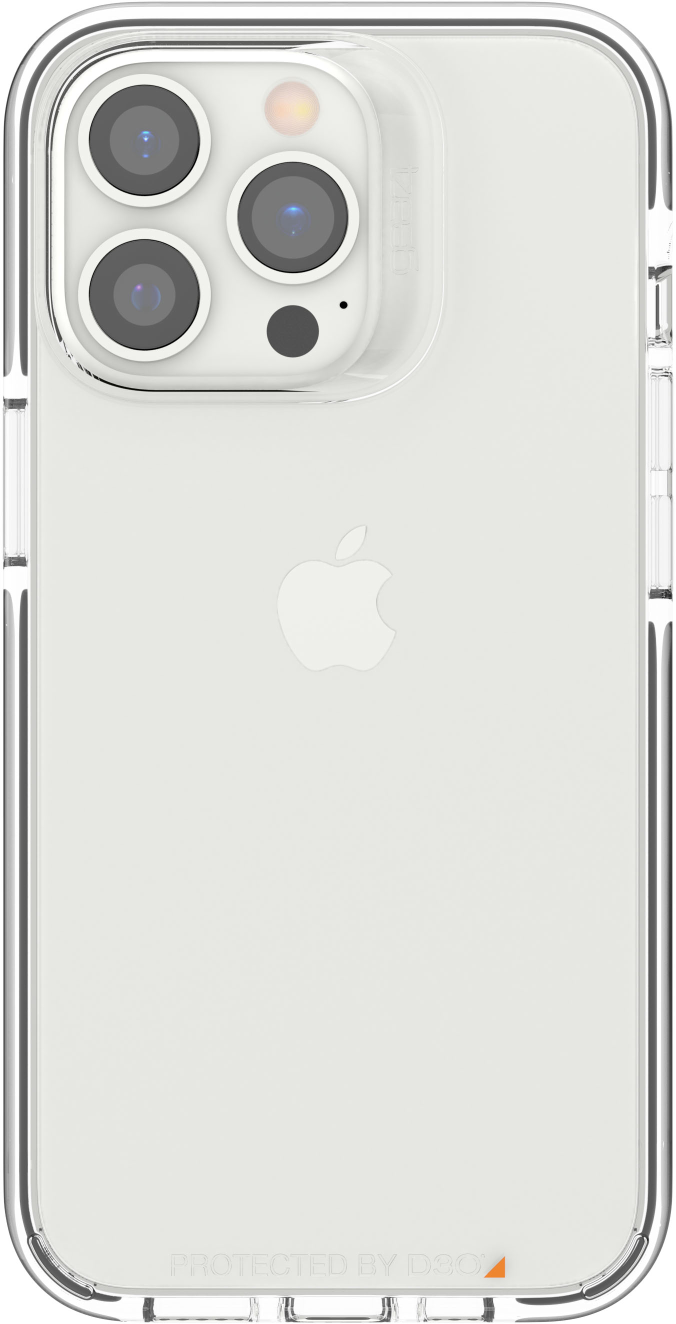 ZAGG - Gear4 Santa Cruz Case for Apple iPhone 13 Pro - Clear/Black