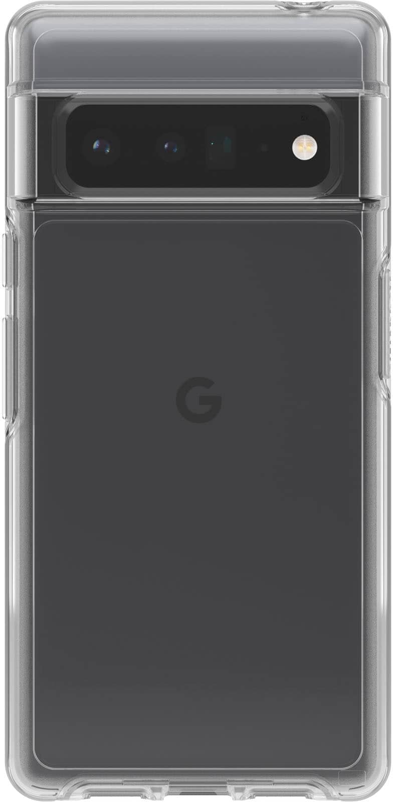 Front. OtterBox - Symmetry Series Clear Soft Shell for Google Pixel 6 Pro - Clear.