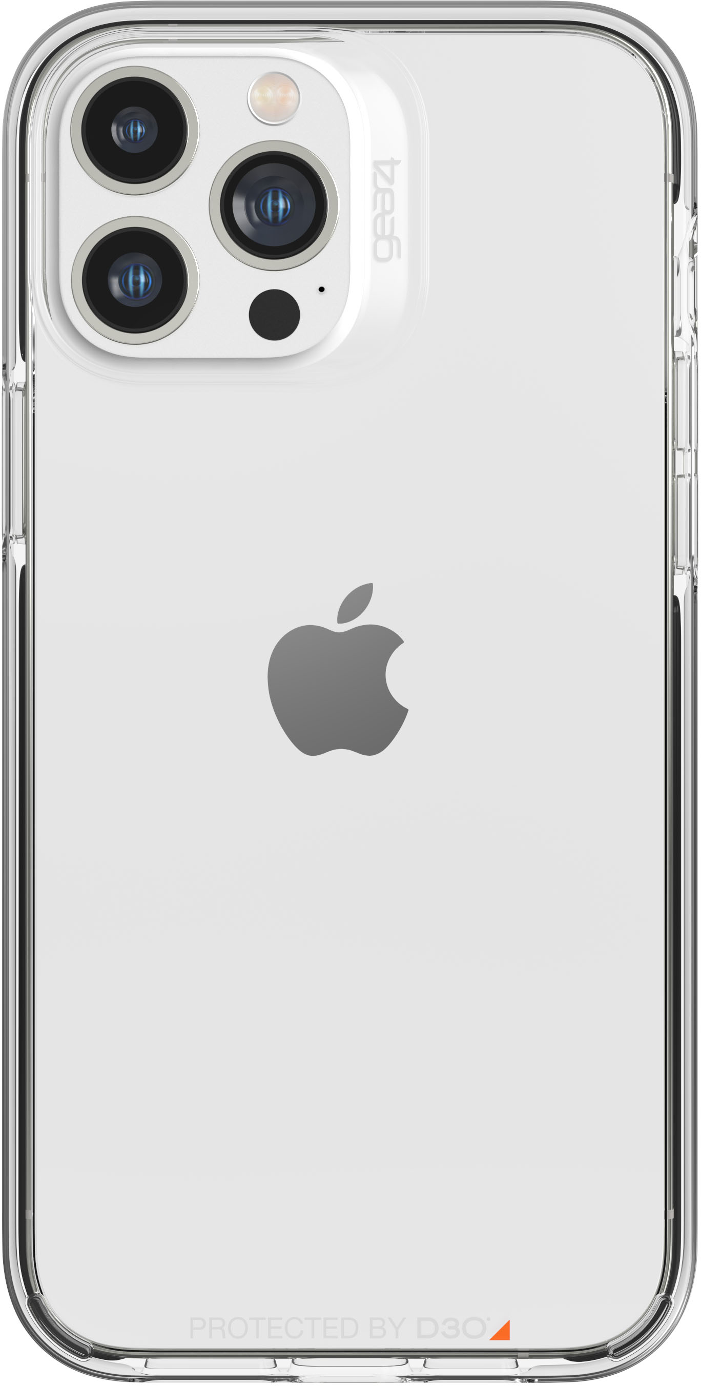 ZAGG - Gear4 Santa Cruz Case for Apple iPhone 13 Pro Max - Clear/Black