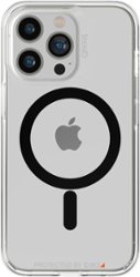 ZAGG - Gear4 Santa Cruz Snap MagSafe Compatible Case for Apple iPhone 13 Pro - Clear/Black - Alt_View_Zoom_1