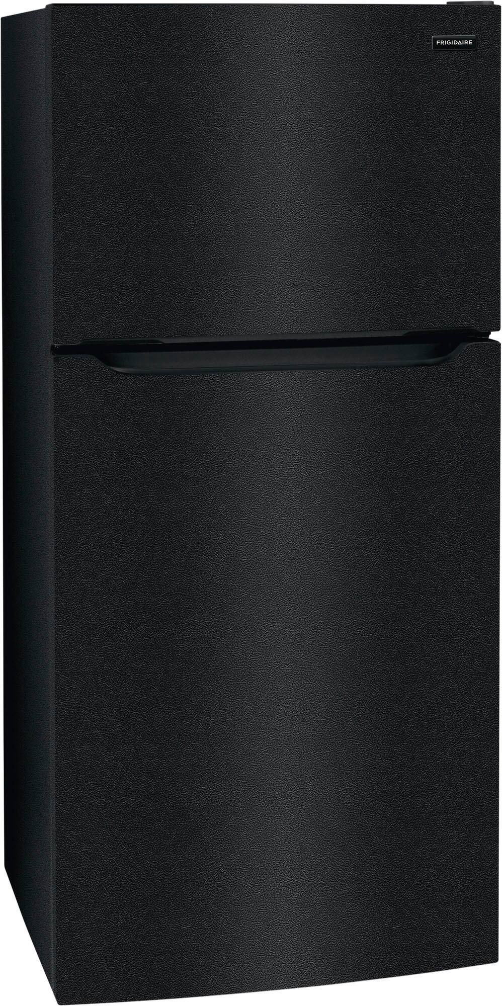 Angle. Frigidaire - 18.3 Cu. Ft. Top Freezer Refrigerator - Black.