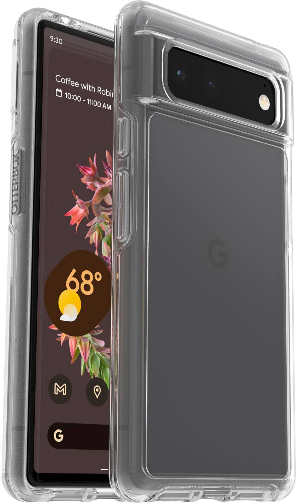 Angle. OtterBox - Symmetry Series Clear Soft Shell for Google Pixel 6 - Clear.