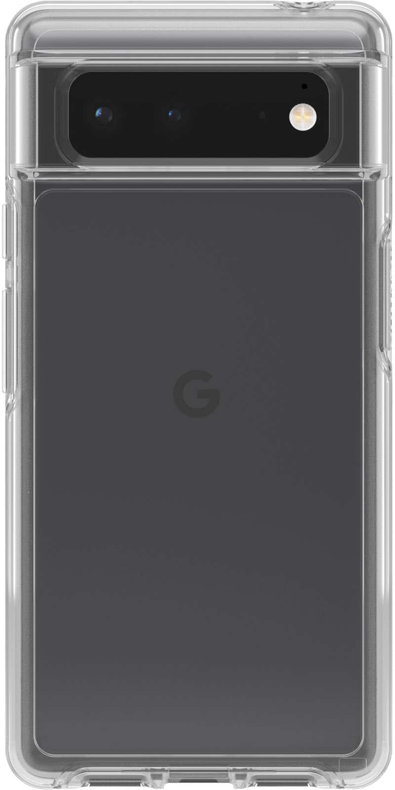 OtterBox - Symmetry Series Soft Shell for Google Pixel 6 - Clear - Front_Zoom