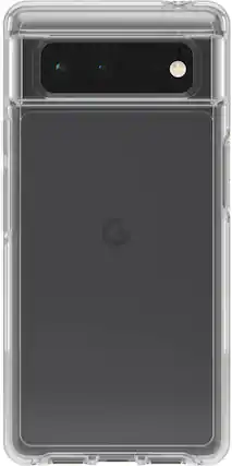 Front. OtterBox - Symmetry Series Clear Soft Shell for Google Pixel 6 - Clear.