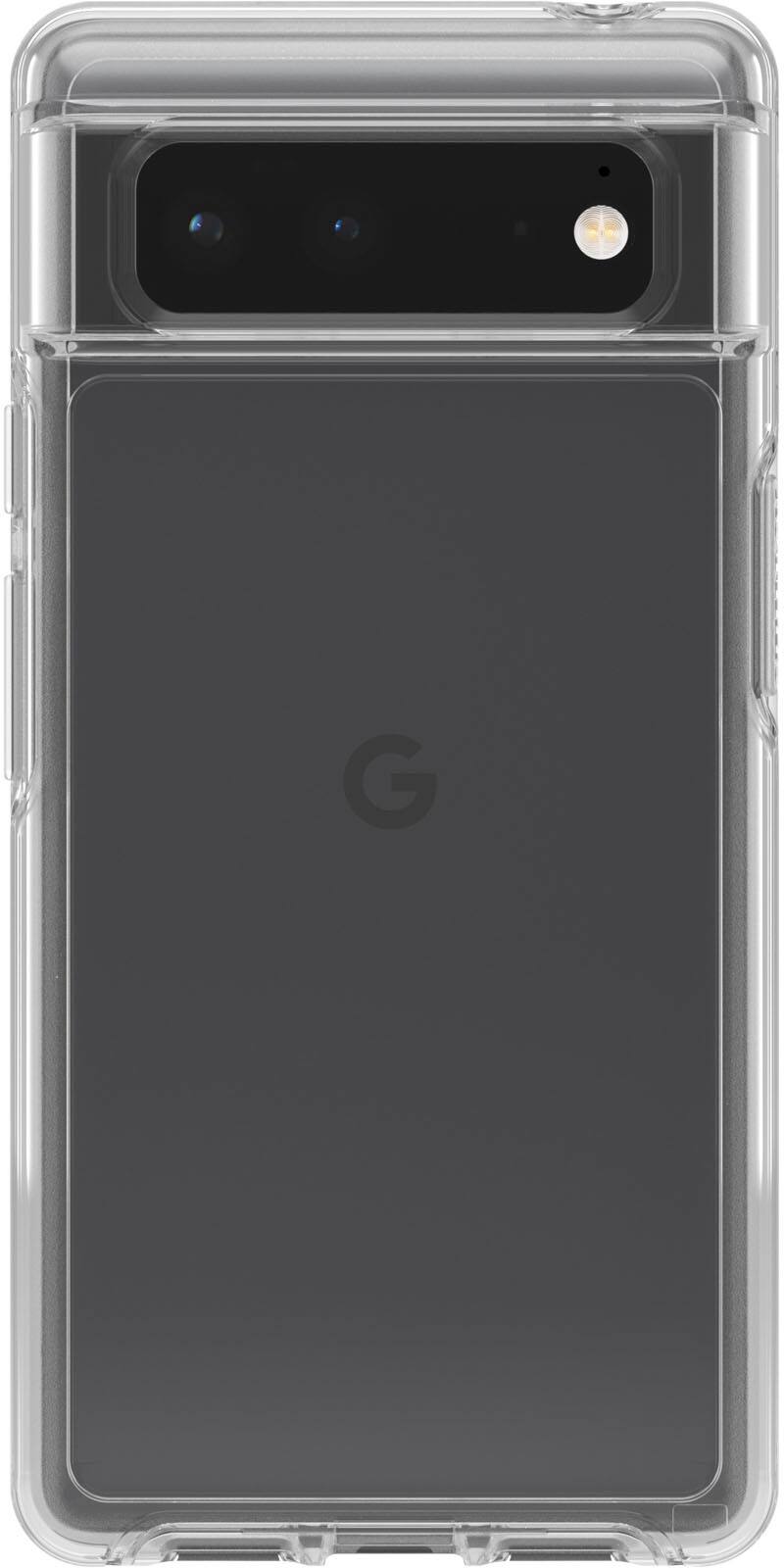 Front. OtterBox - Symmetry Series Clear Soft Shell for Google Pixel 6 - Clear.