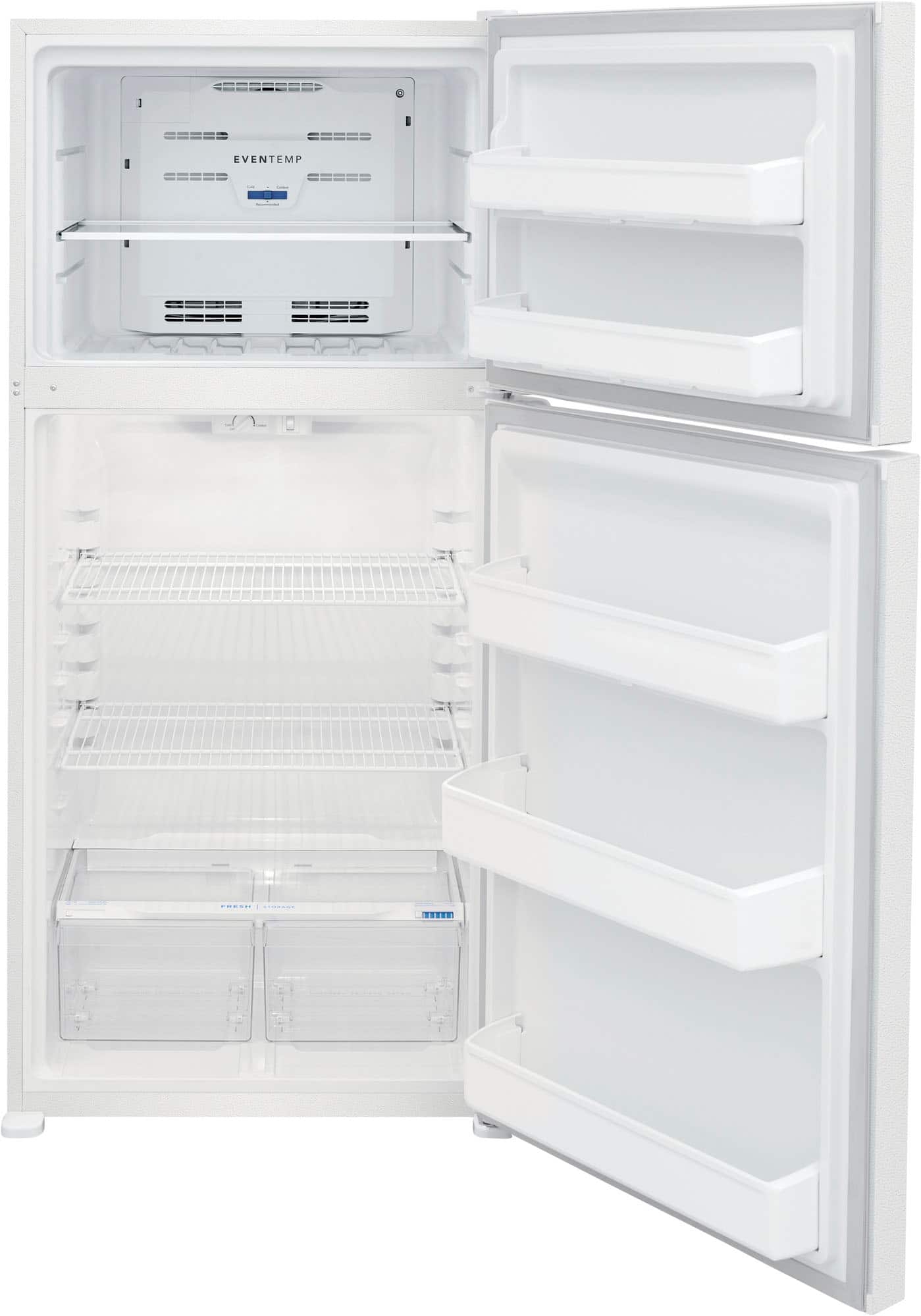 Alt View 1. Frigidaire - 18.3 Cu. Ft. Top Freezer Refrigerator - White.