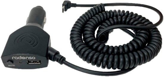 Radenso USB-C Mute Power Adapter with USB Port Black CPC - Best Buy