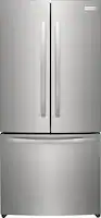 Frigidaire - 17.6 Cu. Ft. Counter-Depth French Door Refrigerator - Fingerprint-Resistant Stainless Steel Look - Front_Zoom