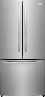 Frigidaire - 17.6 Cu. Ft. Counter-Depth French Door Refrigerator - Fingerprint-Resistant Stainless Steel Look
