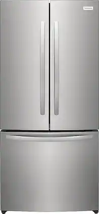 Frigidaire - 17.6 Cu. Ft. Counter-Depth French Door Refrigerator - Fingerprint-Resistant Stainless Steel Look
