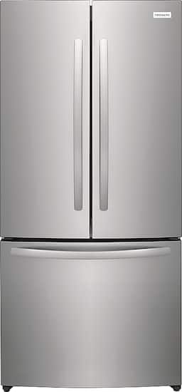 Frigidaire - 17.6 Cu. Ft. Counter-Depth French Door Refrigerator - Fingerprint-Resistant Stainless Steel Look