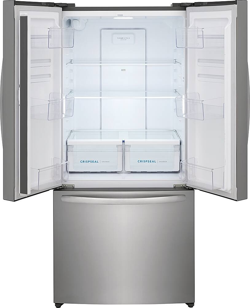 Alt View 1. Frigidaire - 17.6 Cu. Ft. Counter-Depth French Door Refrigerator - Stainless steel.