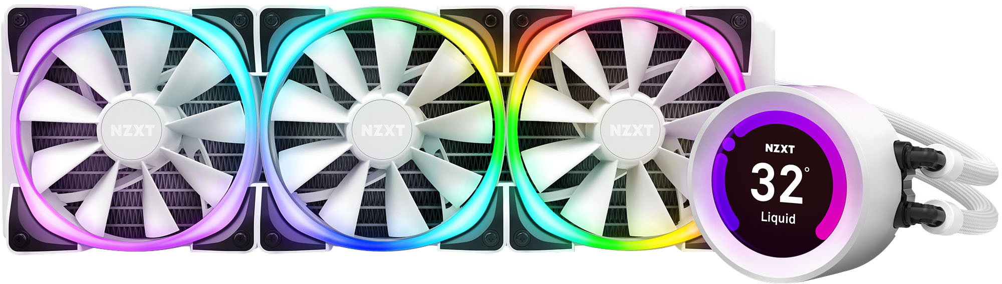 NZXT Kraken Z73 - processor liquid cooling system - RL-KRZ73-01 - System  Cooling Fans - CDW.ca