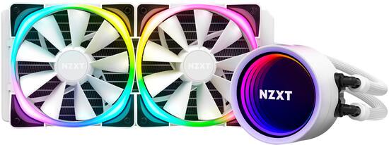 NZXT Kraken X53 240mm Radiator White RGB All-in-one CPU Liquid Cooling  System White RL-KRX53-RW - Best Buy