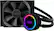 Front. NZXT - Kraken 120mm Radiator CPU Liquid Cooler (1 x 120mm Aer P Fan) with RGB Display - Black.