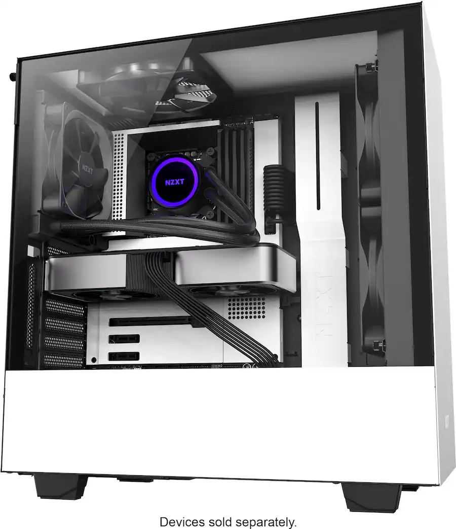 NZXT Kraken 120mm Radiator CPU Liquid Cooler (1 x 120mm Aer P Fan) with ...