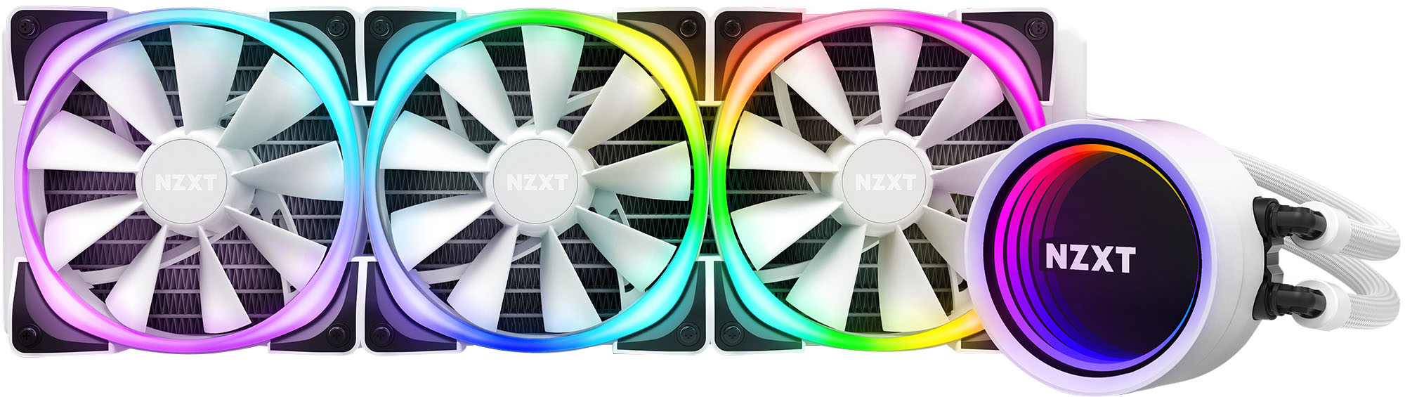 Best Buy: NZXT Kraken X73 360mm Radiator White RGB All-in-one CPU 