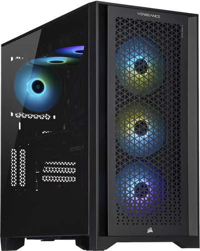 CORSAIR - VENGEANCE a7200 Series Gaming Desktop - AMD Ryzen 5 5600X - 16GB Memory - NVIDIA GeForce RTX 3060 Ti - 1 TB SSD - Black