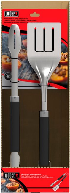Weber - Precision Grill Tongs and Spatula Set - Black_5
