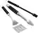 Alt View 11. Weber - Precision 3-Piece Grill Tool Set - Black.