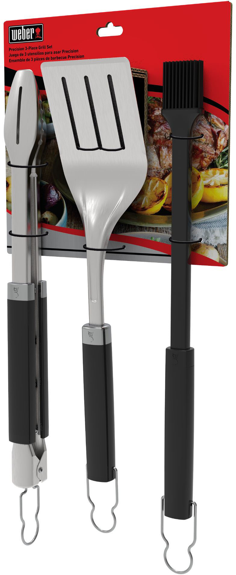 Weber Original Stainless Steel Three-Piece Barbecue Tool Set