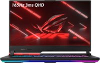 ASUS - ROG Strix G15 Advantage Edition 15.6" QHD Gaming Laptop - AMD Ryzen 9 5980HX - 16GB Memory - Radeon RX 6800M - 512GB SSD - Black - Front_Zoom