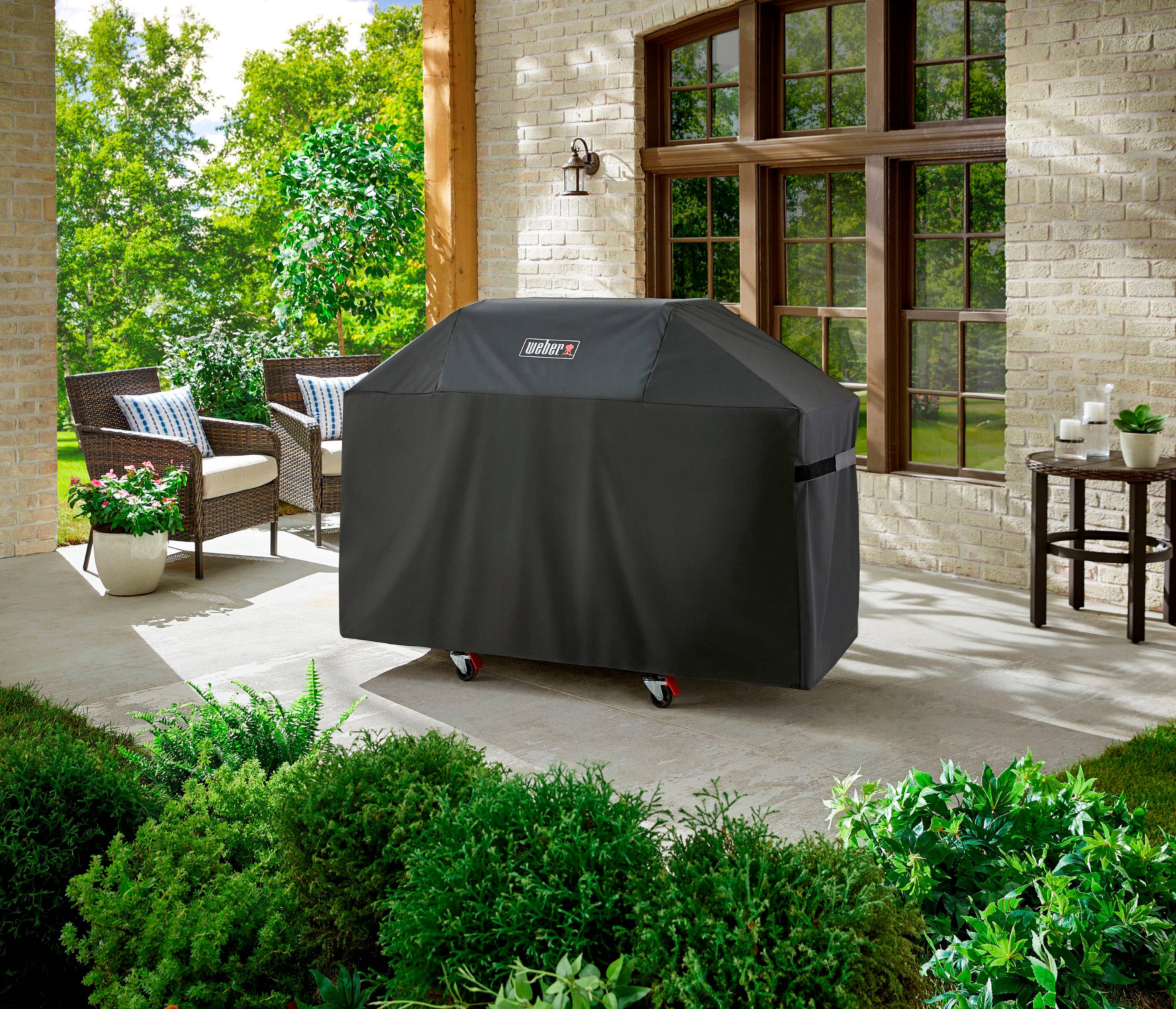 Alt View 12. Weber - Genesis II 3 Burner Premium Gas Grill Cover - Black.