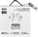 Alt View 15. Altec Lansing - NanoBuds ANC True Wireless In-Ear Earbuds - White.