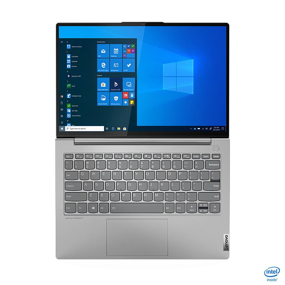 Angle View: Lenovo - ThinkBook 13s G2 13.3" Touch-Screen Laptop - Intel Core i5 - 8GB Memory - 256GB SSD - Mineral Gray