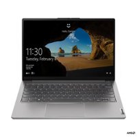 Lenovo - ThinkBook 13s G3 13.3" Laptop - AMD Ryzen 5 5600U - 8GB Memory - 256GB SSD - Mineral Gray - Front_Zoom