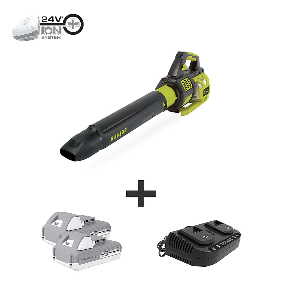 Sun Joe - Cordless Brushless Turbine Jet Blower Kit - Green