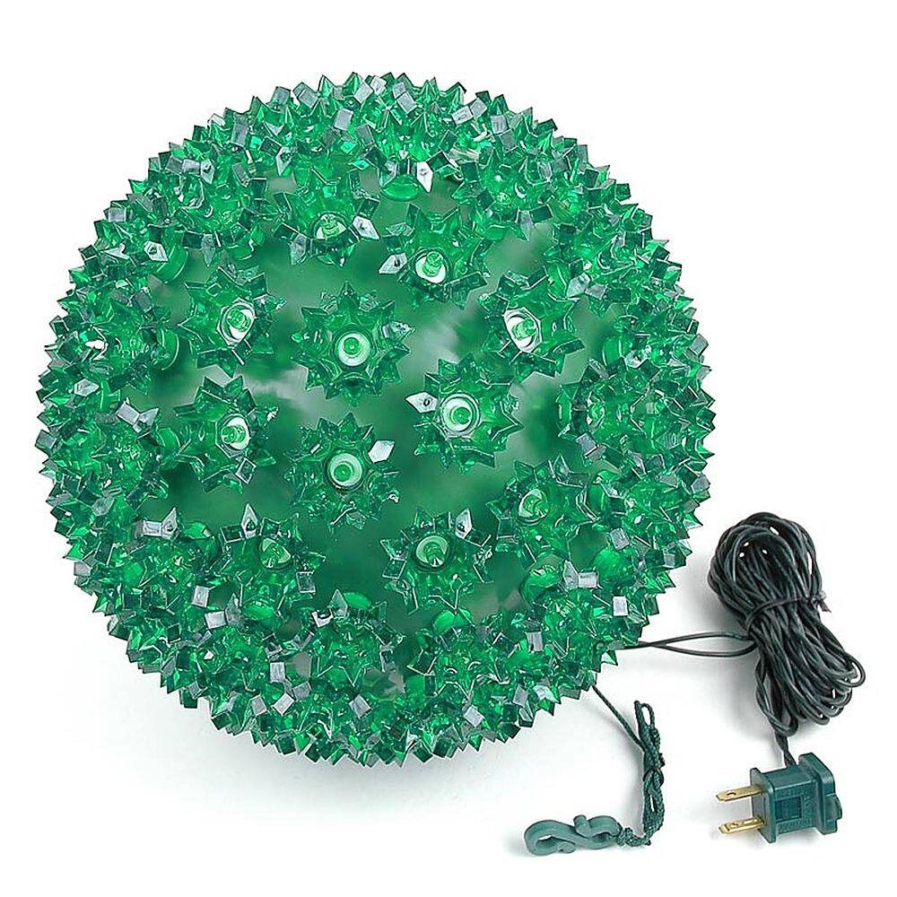 Novelty Lights - 150 Light Green LED 10" Starlight Sphere - Green