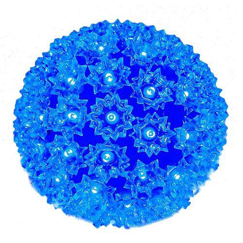 Novelty Lights - 100 Light Blue LED 6" Starlight Sphere - Blue