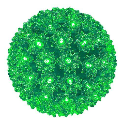 Novelty Lights - 100 Light Green LED 7.5" Starlight Sphere - Green