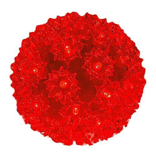 Novelty Lights - 50 Red LED 6" Starlight Sphere - Red