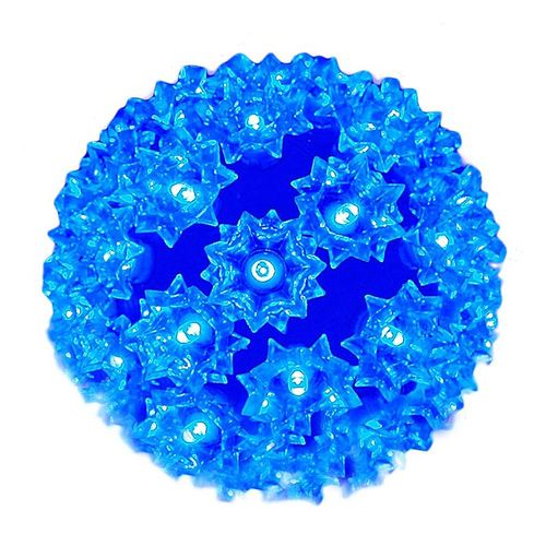 Novelty Lights - 50 Light Blue LED 6" Starlight Sphere - Blue