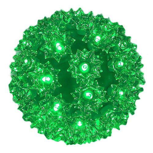 Novelty Lights - 50 Light Green LED 6" Starlight Sphere - Green