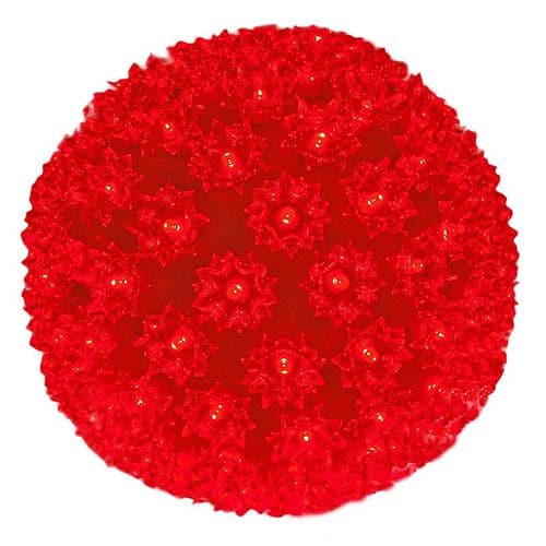 Novelty Lights - 150 Light Red LED 10" Starlight Sphere - Red