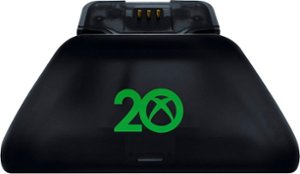 Razer - Xbox 20th Anniversary Universal Quick Charging Stand for Xbox Controllers - Black - Front_Zoom