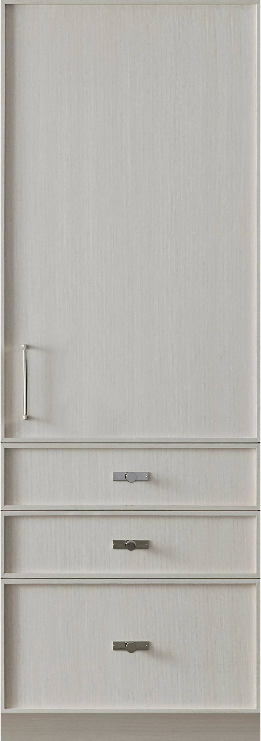 Alt View 1. Monogram - 16.7 Cu. Ft. Upright Wi-Fi Column Freezer - Custom Panel Ready.