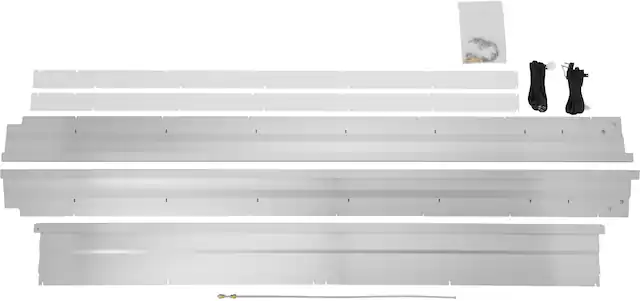 Front. Monogram - 72" Retrofit Kit Trim Kit - Stainless Steel.