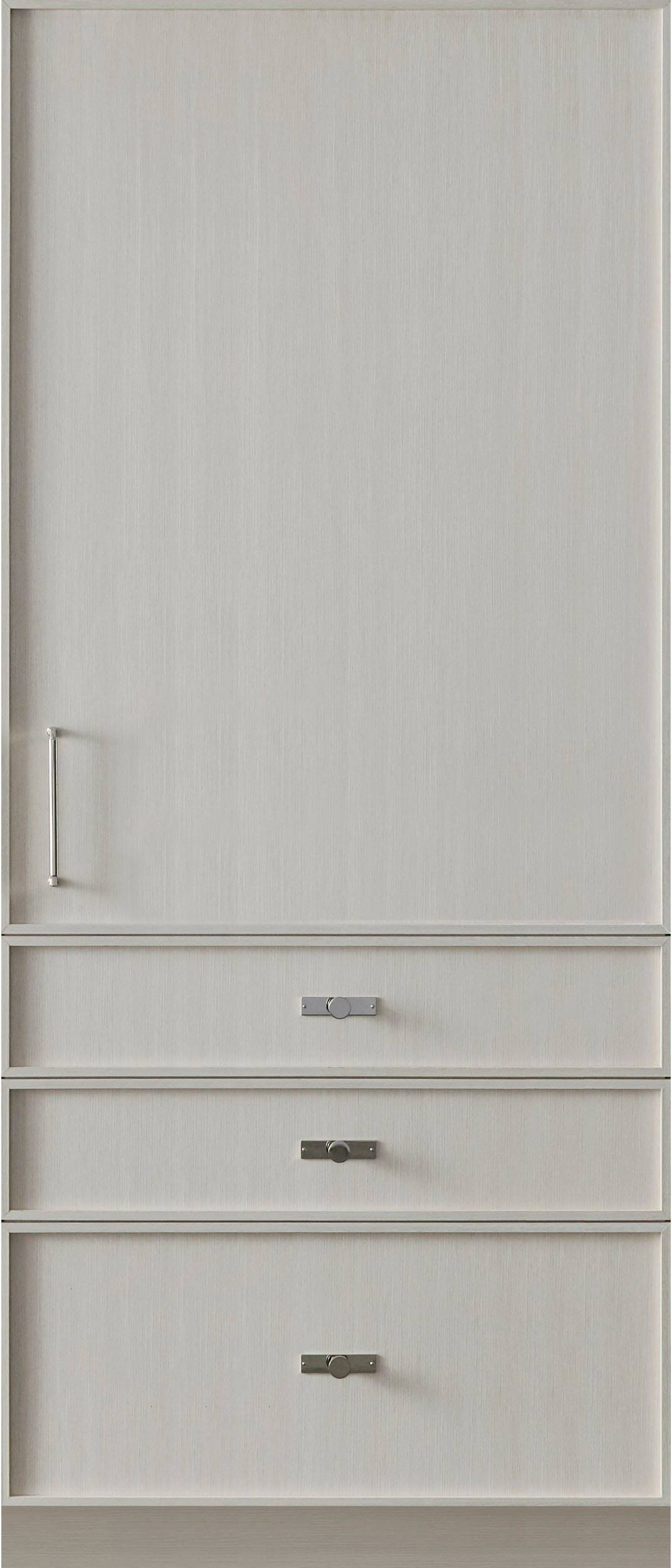 Alt View 1. Monogram - 21.2 Cu. Ft. Upright Wi-Fi Column Freezer - Custom Panel Ready.