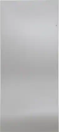 Front. Monogram - 36" Integreted Column Door Panel Left - Stainless Steel.