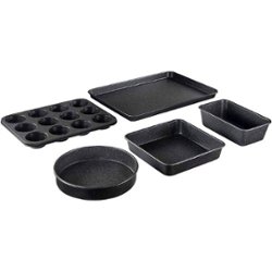 Granitestone - 5-Piece Bakeware Set - Black - Angle_Zoom
